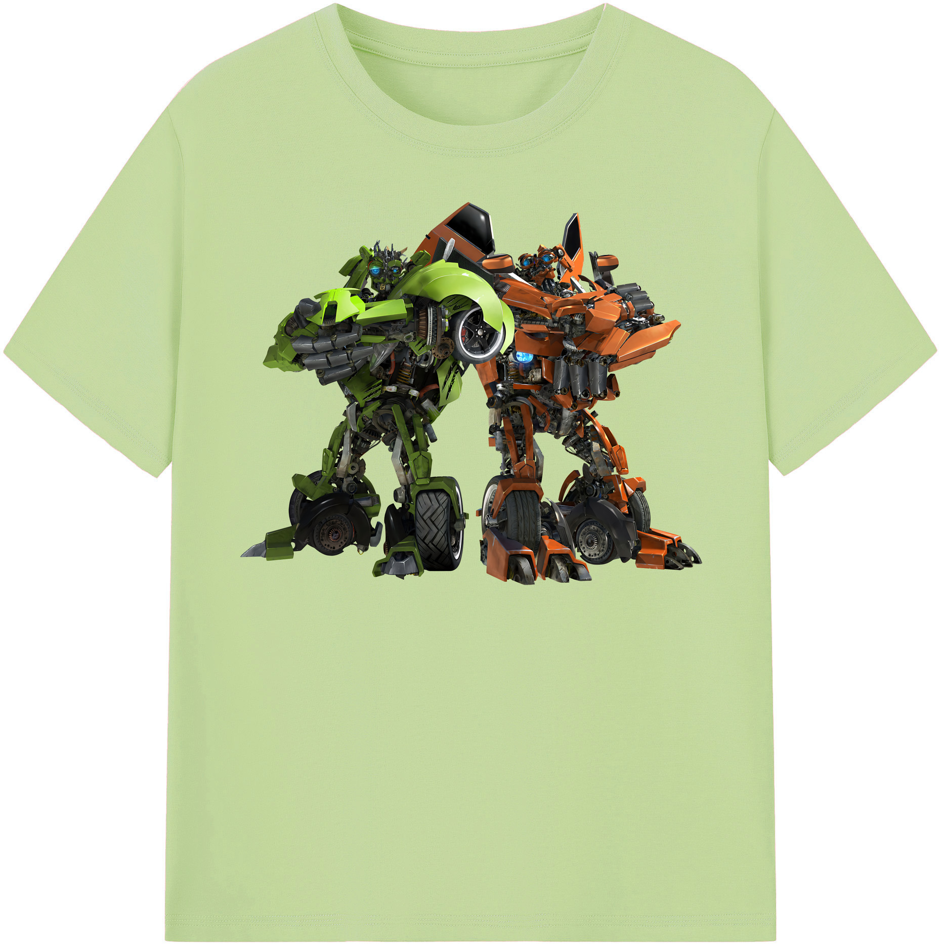 （画像用） Transformers トランスフォーマー 綿100％半袖Tシャツ（フロントプリント）